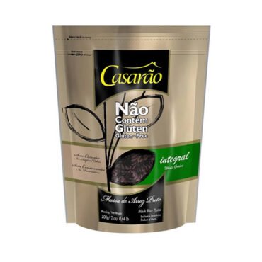 Massa De Arroz Preto Integral Fuzilli Sem Glúten 200g – Casarão