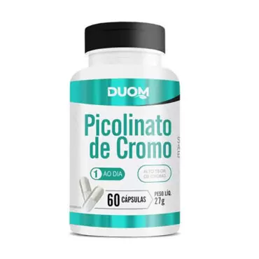 Picolinato De Cromo 60 Cápsulas De 450mg Duom