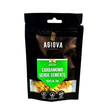 Cardamomo Verde Semente 20g Agiova