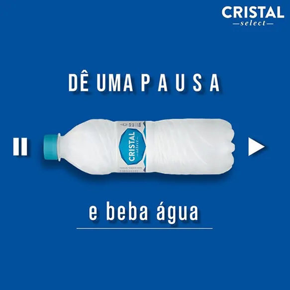 Água Mineral Natural Sem Gás 500ml Cristal Select 3