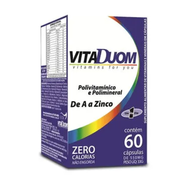 Vitaduom Polivitaminico E Polimineral 60caps Duom