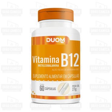 Vitamina B12 Metilcobalamina 60 Cápsulas – Duom