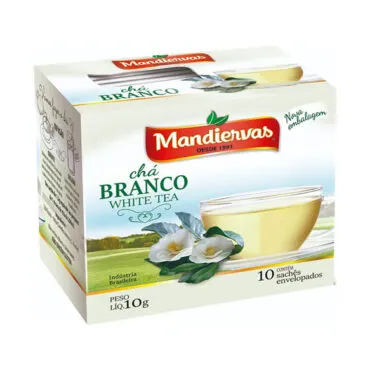 Chá Branco 10 Sachês 10g – Mandiervas