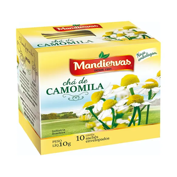 Chá De Camomila 10 Sachês 10g – Mandiervas