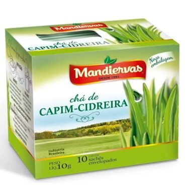 Chá De Capim Cidreira 10 Sachês 10g – Mandiervas