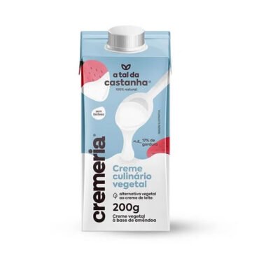 Creme De Leite Vegetal Cremeria 200ml A Tal Da Castanha