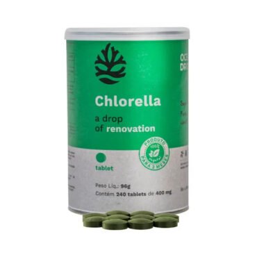 Chlorella 100% Puro 240 Tablets 400mg Ocean Drop