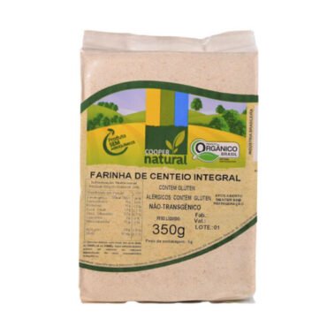 Farinha De Centeio Integral Orgânico 350g Coopernatural