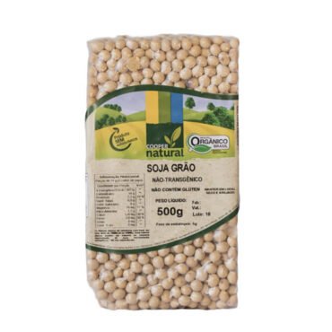 Soja Em Grão Orgânico 500g Coopernatural