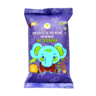 Biscoito De Polvilho Orgânico Beterraba Sem Glúten 40g Crilancha