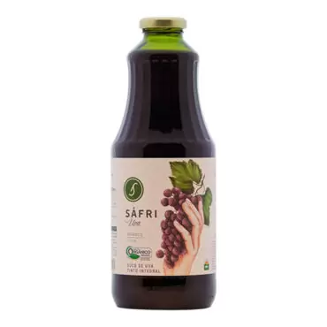 Suco De Uva Bordô Integral Orgânico 1l Sáfri