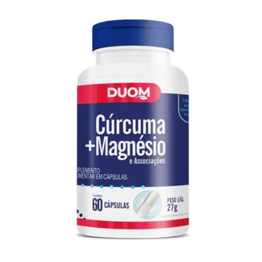 Curcuma + Magnesio E Associações 60 Cápsulas Duom