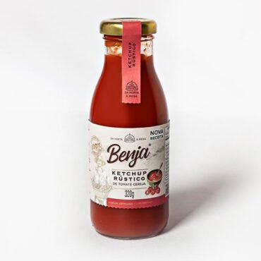 Ketchup Rústico De Tomate Cereja 320g Benja Gourmet