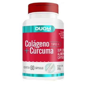 Colágeno Tipo 2 + Curcuma 60 Cápsulas Duom