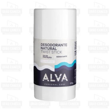 Desodorante Em Barra Sem Perfume Vegano 55g Alva