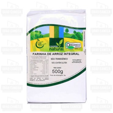 Farinha De Arroz Integral Orgânico 500g Coopernatural